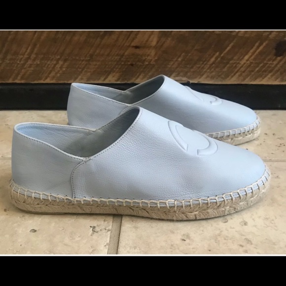 Mia Spiga Bella Espadrille Glacier Blue Loafers 8W - Picture 1 of 1